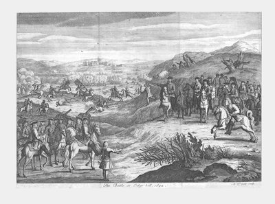 „Az Edge-hilli csata, 1642”, 17. század vége. alkotó: Michael Vandergucht