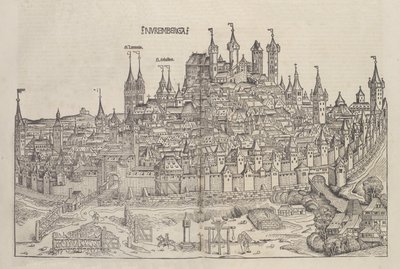 Nürnberg, 1493. alkotó: Michael Wolgemut