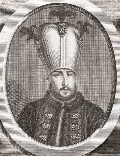 III. Ahmed, az Oszmán Birodalom szultánja alkotó: Michael van der Gucht