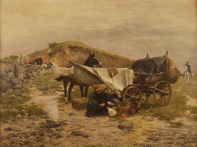 Pihenő tatárok alkotó: Michal Pawel Gorstkin-Wywiórski