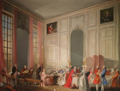 Délutáni tea a templomban alkotó: Michel Barthelemy Ollivier