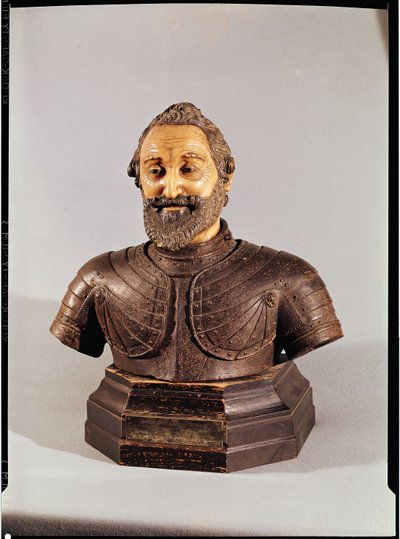 Henrik (1553-1610) mellszobra (viasz és kő) alkotó: Michel Bourdin