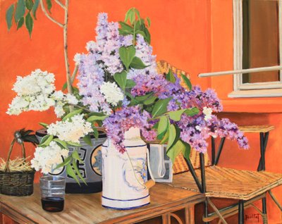 Les Lilas, 2013 (olaj, vászon) alkotó: Michel Bultet