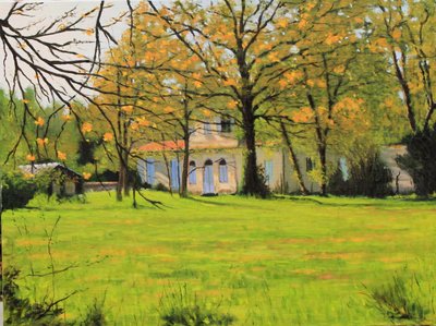Maison Girondine olaj, 2018 (olaj, vászon) alkotó: Michel Bultet