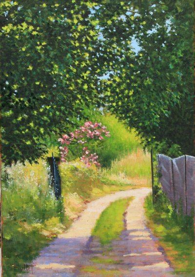 Elmentem az olajportálhoz, 2018 (olaj, vászon) alkotó: Michel Bultet