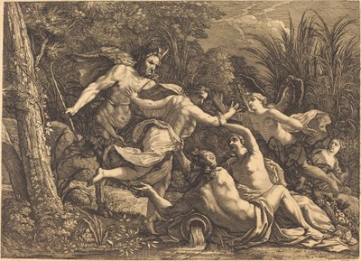 Pan és Syrinx alkotó: Michel Dorigny
