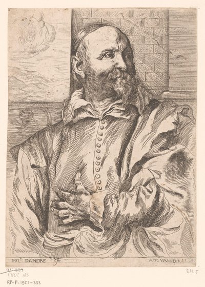 Jan (I) Snellinck portréja alkotó: Michel Francois Dandre Bardon
