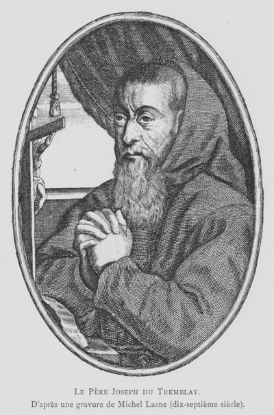 Francois Leclerc du Tremblay francia kapucinus szerzetes, Richelieu bíboros tanácsadója és ügynöke, akit Joseph atyaként és Grise eminenciaként (Grey Eminence) ismernek (litho) alkotó: Michel Lasne
