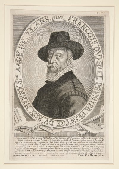 Francois Quesnel (1543-1619), 73 évesen alkotó: Michel Lasne