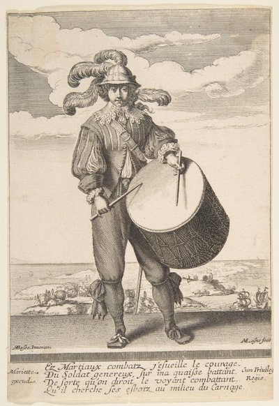 A dobos, 1620-1667. alkotó: Michel Lasne