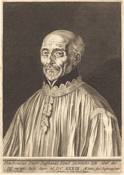 Etienne Binet alkotó: Michel Lasne after Charles Le Brun