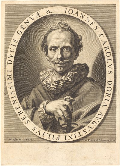 Jean Charles Doria alkotó: Michel Lasne after Simon Vouet