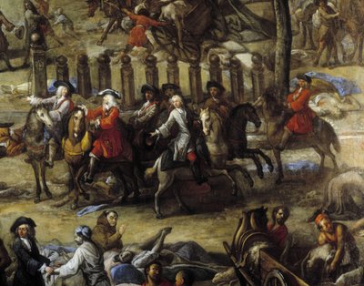 Kilátás a pályára (Marseille-ből) az 1720-as pestisjárvány idején (olaj, vászon) alkotó: Michel Serre