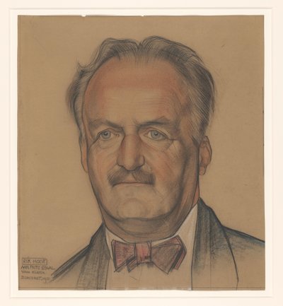 Richard Nicolaüs Roland Holst portréja alkotó: Michel de Klerk