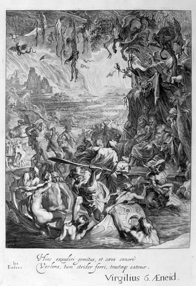 A pokol jelenete, 1655 alkotó: Michel de Marolles