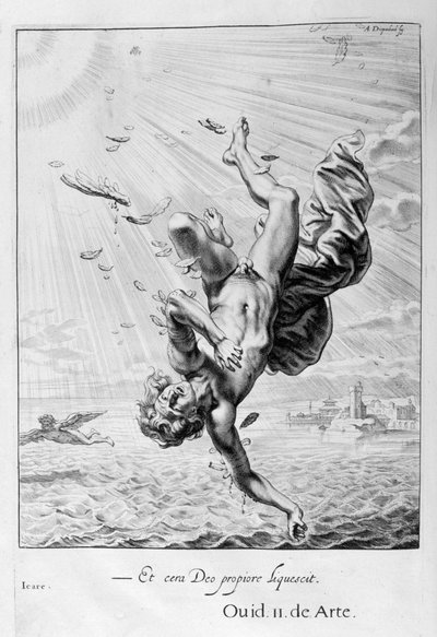 Ikarosz bukása, 1655 alkotó: Michel de Marolles