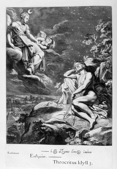 A Hold és az Endymion, 1655 alkotó: Michel de Marolles
