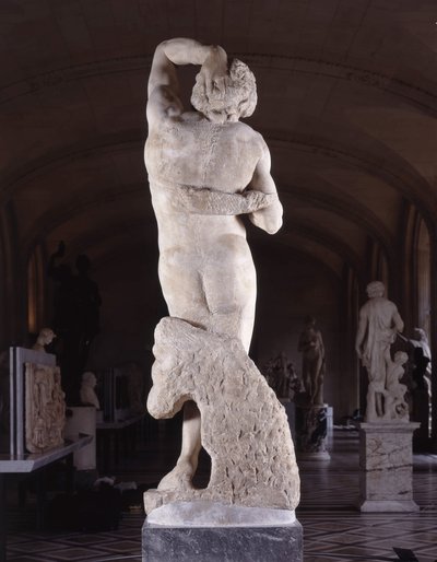 Fogságban, a haldokló rabszolga néven alkotó: Michelangelo Buonarroti