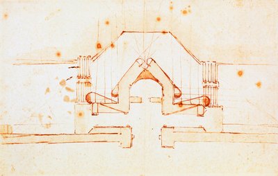 Firenze erődítményeinek rajza, Michelangelo Buonarroti (1475-1564), Olaszország alkotó: Michelangelo Buonarroti