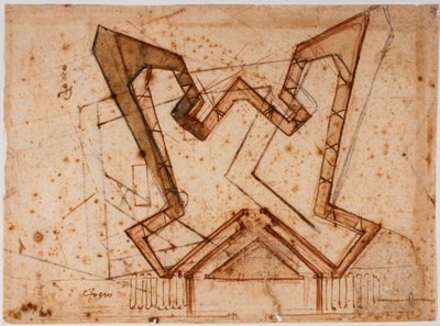 A rét kapujának megerősítése alkotó: Michelangelo Buonarroti