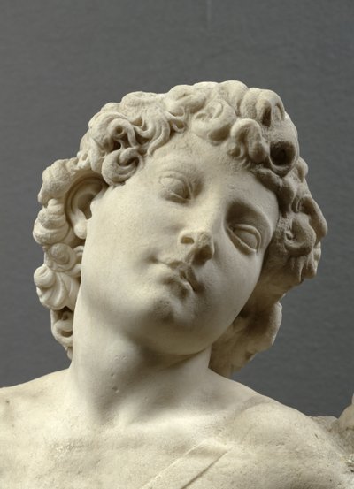 A „Manhattan” Cupido vezetője, 1494-1496 körül (márvány) (részlet) alkotó: Michelangelo Buonarroti