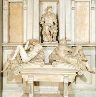 Olaszország, Firenze, új sekrestye a Medici-kápolnában, a firenzei San Lorenzo-bazilika (UNESCO Világörökség) alkotó: Michelangelo Buonarroti