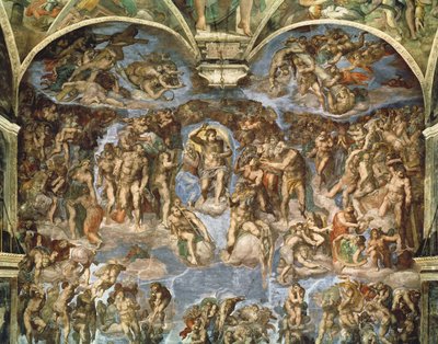 Utolsó ítélet, a Sixtus-kápolnából alkotó: Michelangelo Buonarroti