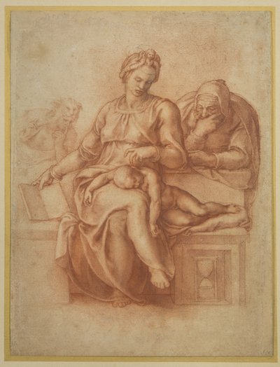 Csend Szűzanya, 1538 körül alkotó: Michelangelo Buonarroti