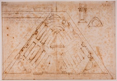 A "kis könyvtár" tervei alkotó: Michelangelo Buonarroti
