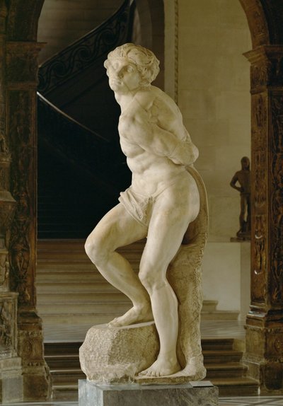 Lázadó rabszolga, II. Julius pápa sírjához ... alkotó: Michelangelo Buonarroti