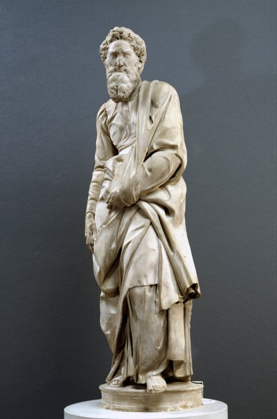 Szent Pál, a Piccolomini-oltárról, 1501-4 (márvány) (lásd: 134171 és 134173) alkotó: Michelangelo Buonarroti