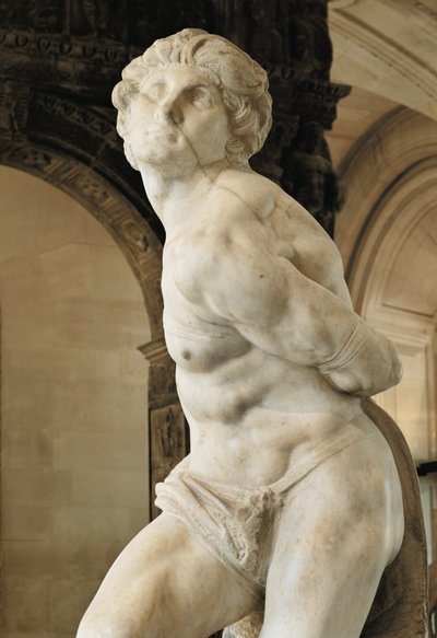 Rabszolga ... alkotó: Michelangelo Buonarroti