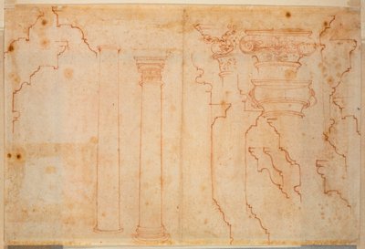 Tanulmányok római kori műemlékekről alkotó: Michelangelo Buonarroti
