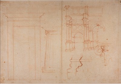 Tanulmányok római kori műemlékekről alkotó: Michelangelo Buonarroti