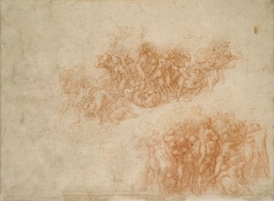 A rézkígyó imádata, 16. század alkotó: Michelangelo Buonarroti