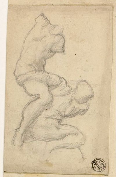 Két küzdő figura alkotó: Michelangelo Buonarroti