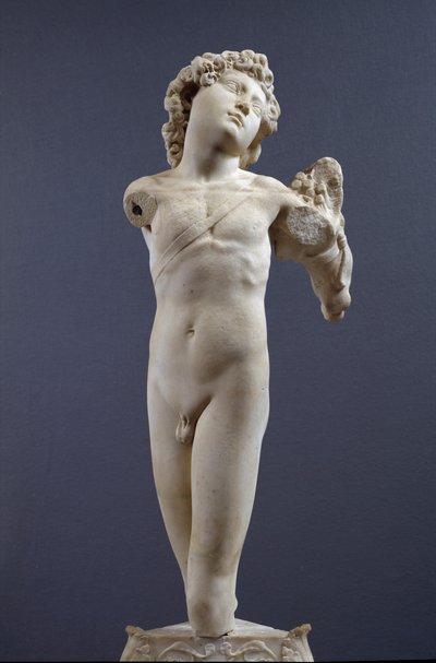 Fiatal íjász, 1490 körül (márvány) alkotó: Michelangelo Buonarroti