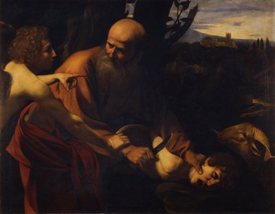 Ábrahám feláldozza Izsákot, 1603-1604 alkotó: Michelangelo Merisi Caravaggio