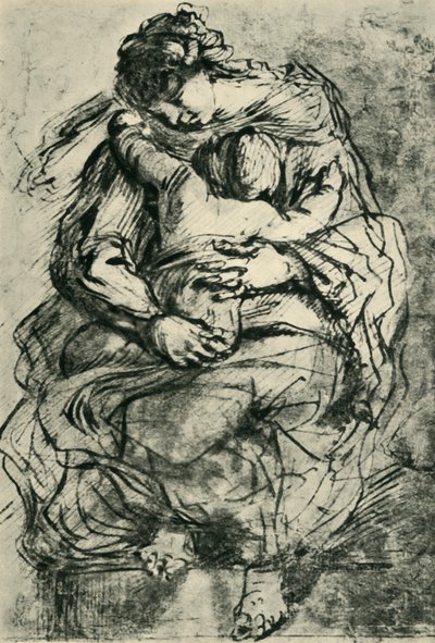 Madonna és gyermeke, 16. század vége – 17. század eleje, 1943. alkotó: Michelangelo Merisi Caravaggio