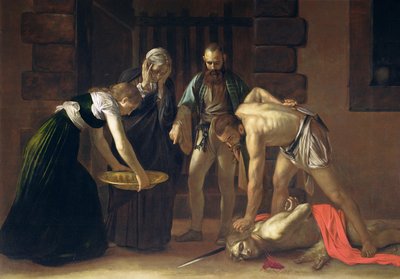 Keresztelő Szent János lefejezése, 1608 (127654. részlet) alkotó: Michelangelo Merisi Caravaggio
