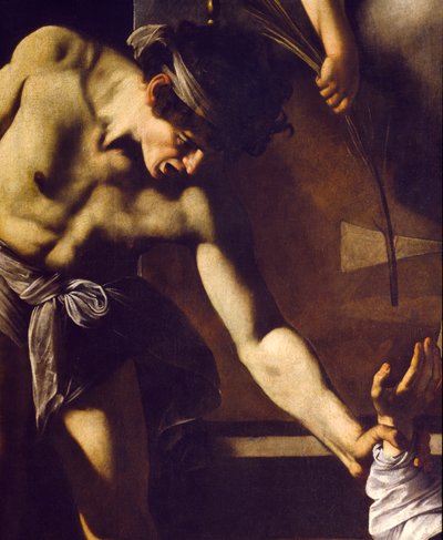 Szent Máté vértanúsága, részlet, 1599-1600 alkotó: Michelangelo Merisi Caravaggio