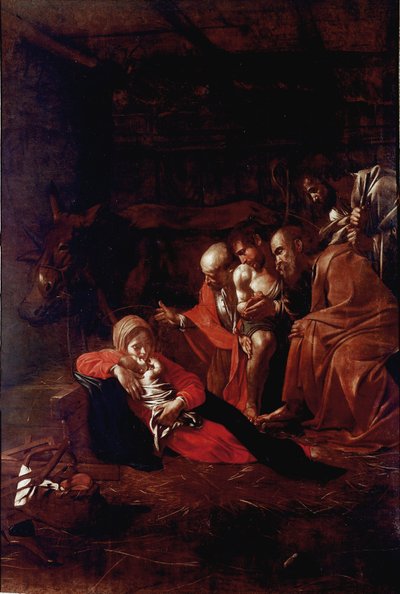 Michelangelo Merisi dit Il Caravaggio mágusainak imádása alkotó: Michelangelo Merisi da Caravaggio