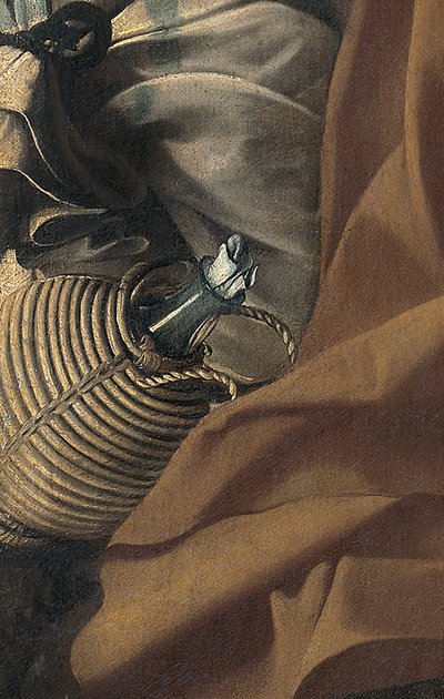 Részlet a Pihenés az egyiptomi repülésben, 1603 körül (olaj, vászon) alkotó: Michelangelo Merisi da Caravaggio