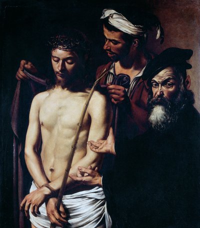 Íme, ember, 1605 körül (olaj, vászon) alkotó: Michelangelo Merisi da Caravaggio