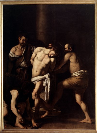 Krisztus megkorbácsolása alkotó: Michelangelo Merisi da Caravaggio