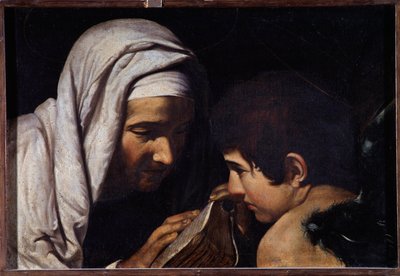 Szent Francesca Romana és az angyal (festmény alkotó: Michelangelo Merisi da Caravaggio