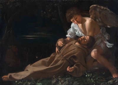 Assisi Szent Ferenc a stigmát kapja alkotó: Michelangelo Merisi da Caravaggio