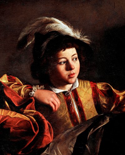 Szent Máté elhívása, részlet (olaj, vászon alkotó: Michelangelo Merisi da Caravaggio