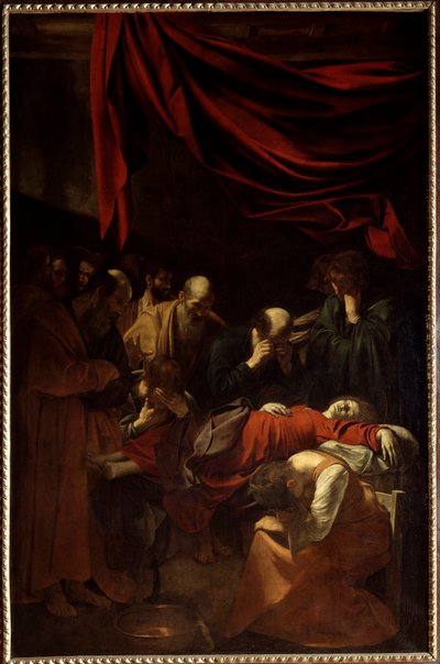 A Szűz halála, 1605 alkotó: Michelangelo Merisi da Caravaggio