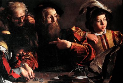 Szent Máté hivatása alkotó: Michelangelo Merisi da Caravaggio
